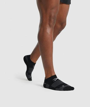 Skarpety Damskie Gymshark Ankle Performance Czarne | PL 2145AHK